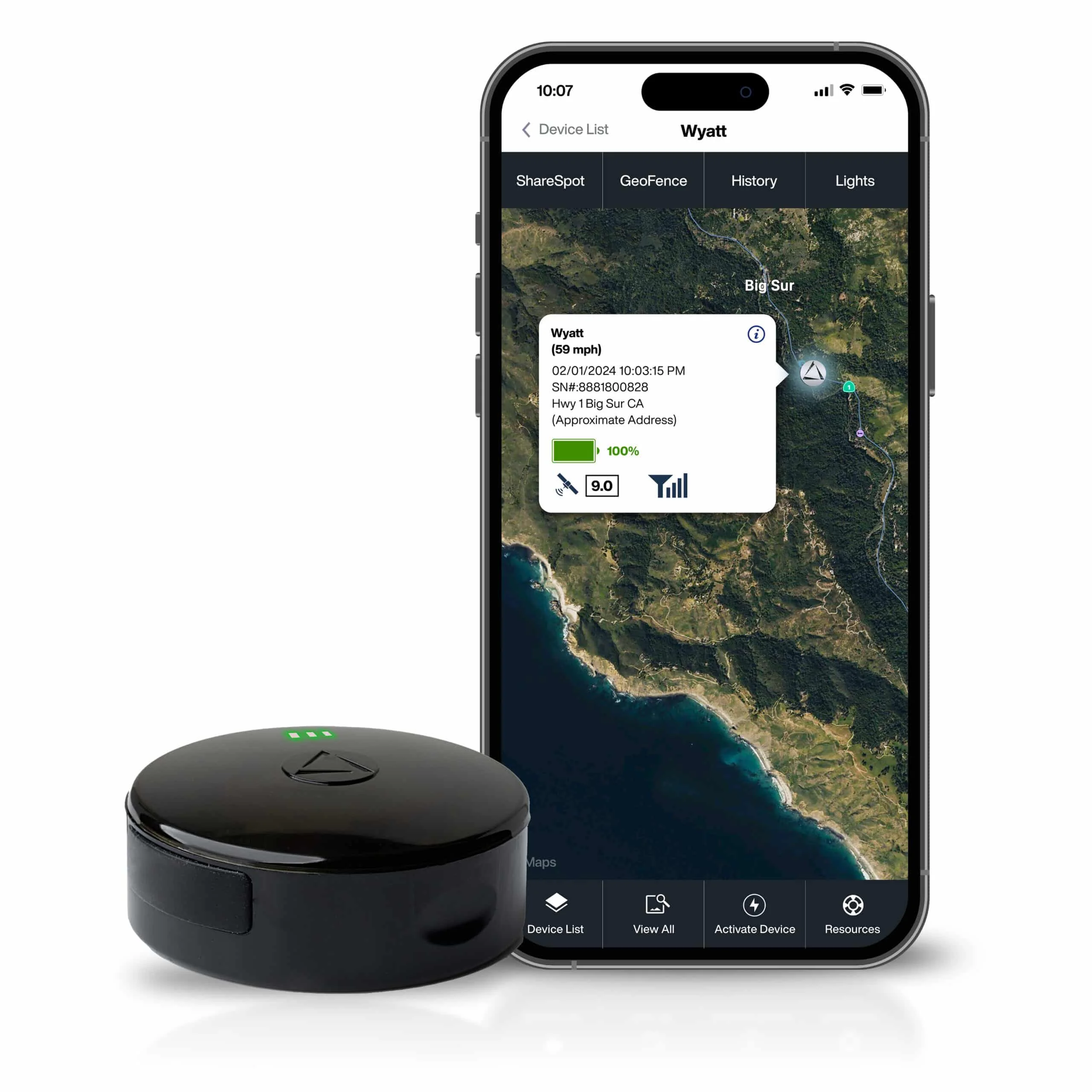 LandAirSea 54 - Top 2025 Rugged GPS Tracker for Small Business Asset Security. Best GPS tracker 2025: LandAirSea 54 for small business rugged asset tracking.