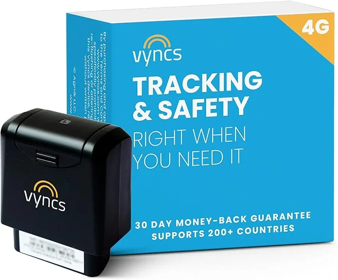 Vyncs GPS Tracker - Best 2025 Option for Small Business Fleet Tracking with No Monthly Fees. Top GPS tracker 2025: Vyncs GPS for small business logistics optimization.